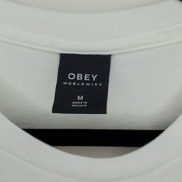 NWT - OBEY Screaming Lips Salvage Cotton Tee - Picture 3 of 6